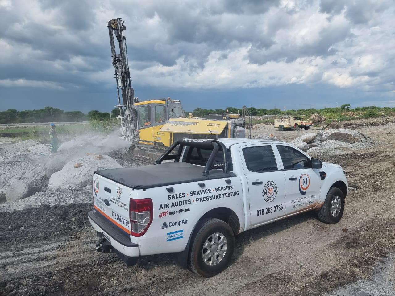 We work on various mines in various provinces